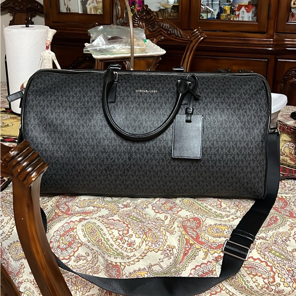 Michael Kors Black Duffel Bag
